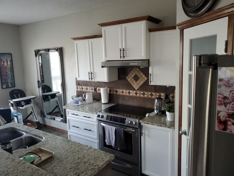Kitchen Cabinet Painting Project in Sherman Oaks