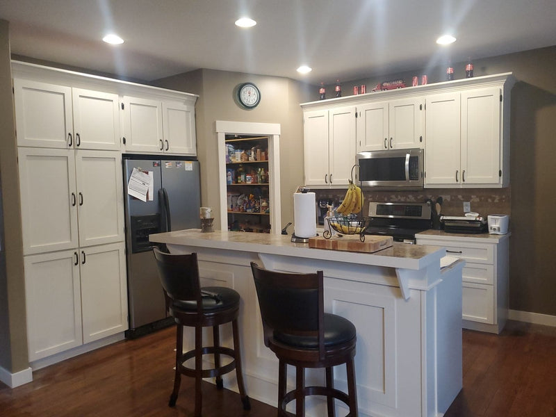 Kitchen Cabinet Painting Project in Westwood, Los Angeles