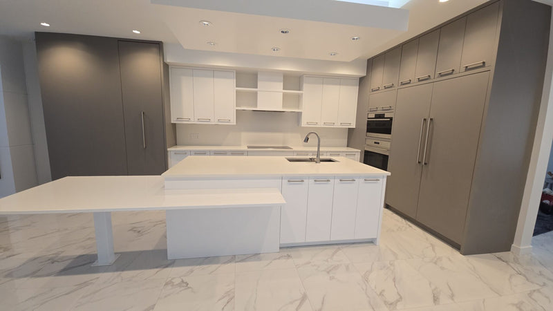 Modern Cabinet Painting Project in Manhattan Beach